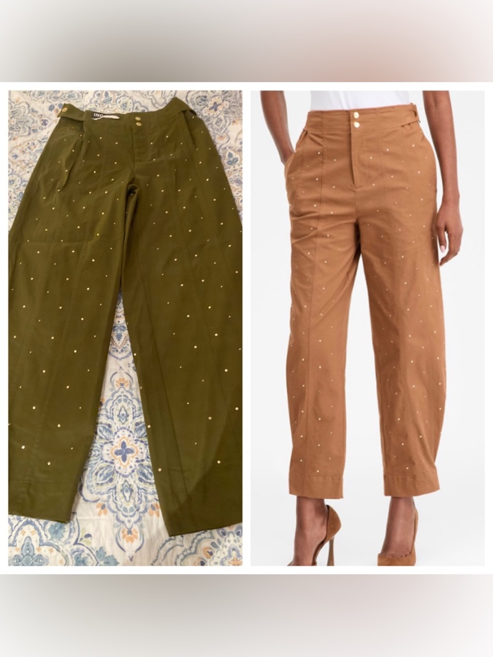 INC Studded Tapered pants Women’s - NWT